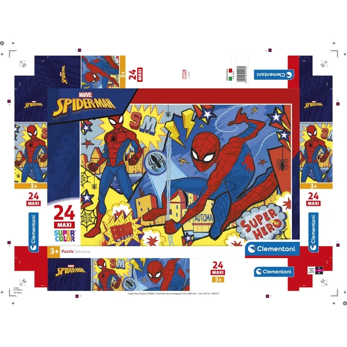 Marvel Spiderman - 24 pièces