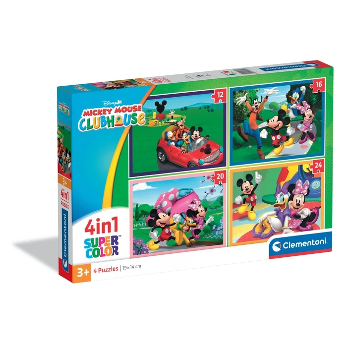 MICKEY MOUSE CLUB HOUESE - 1x12 + 1x16 + 1x20 + 1x24 pièces