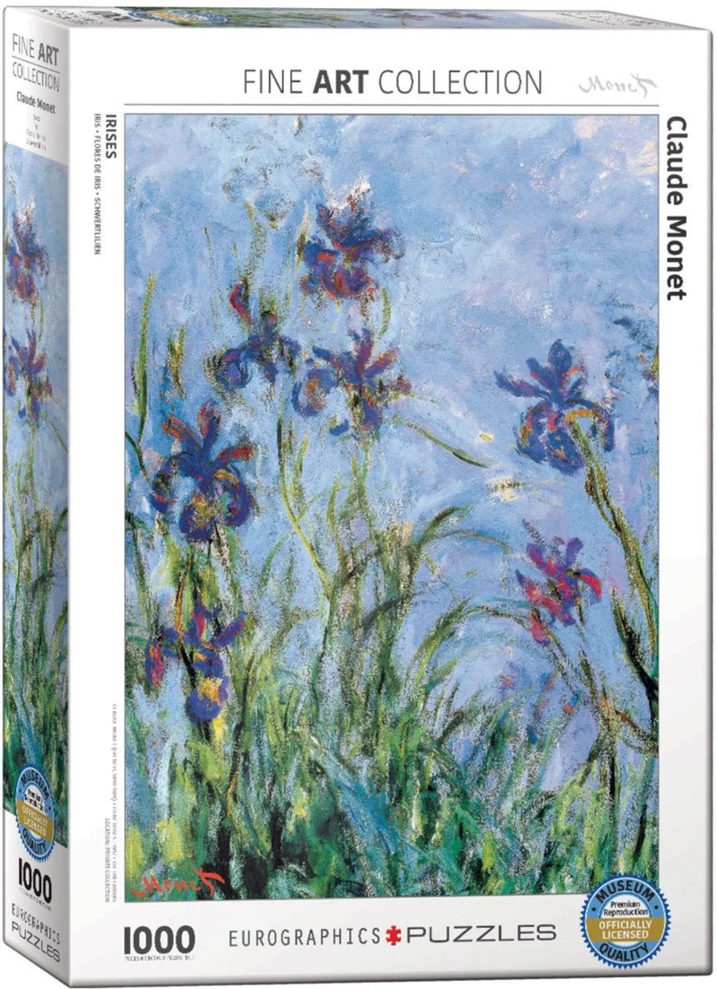 Puzzle Eurographics - 1000 p - Iris - Monet