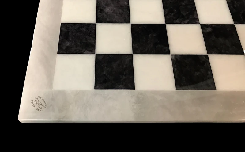 Ensemble jeu d'échecs en albâtre - Noir - Scali