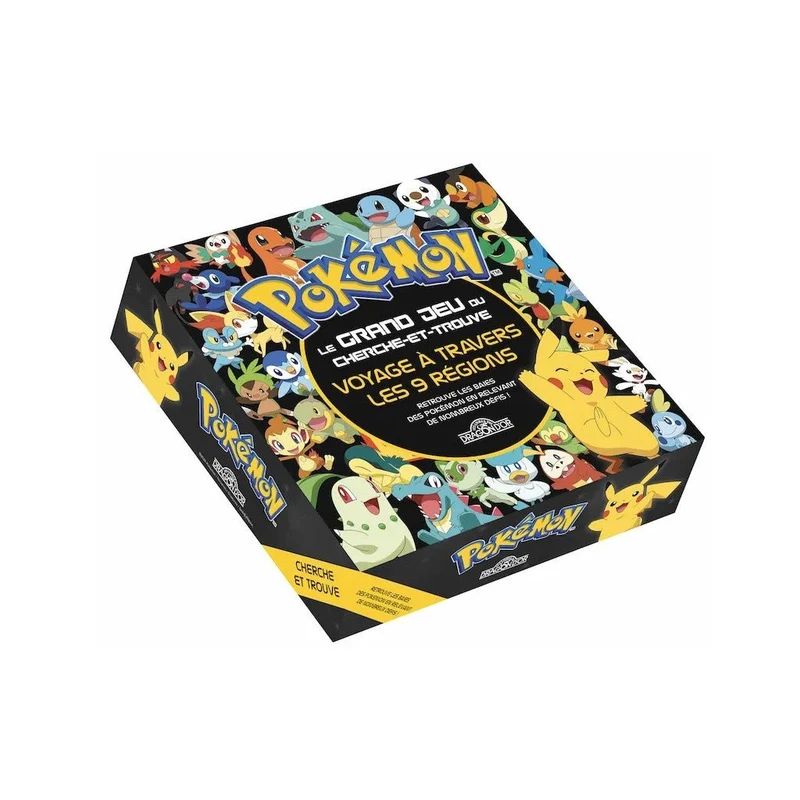 Pokemon : Le Grand Jeu du Cherche et Trouve - Voyage à travers les 9 Régions