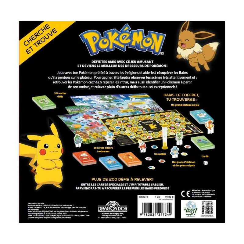 Pokemon : Le Grand Jeu du Cherche et Trouve - Voyage à travers les 9 Régions