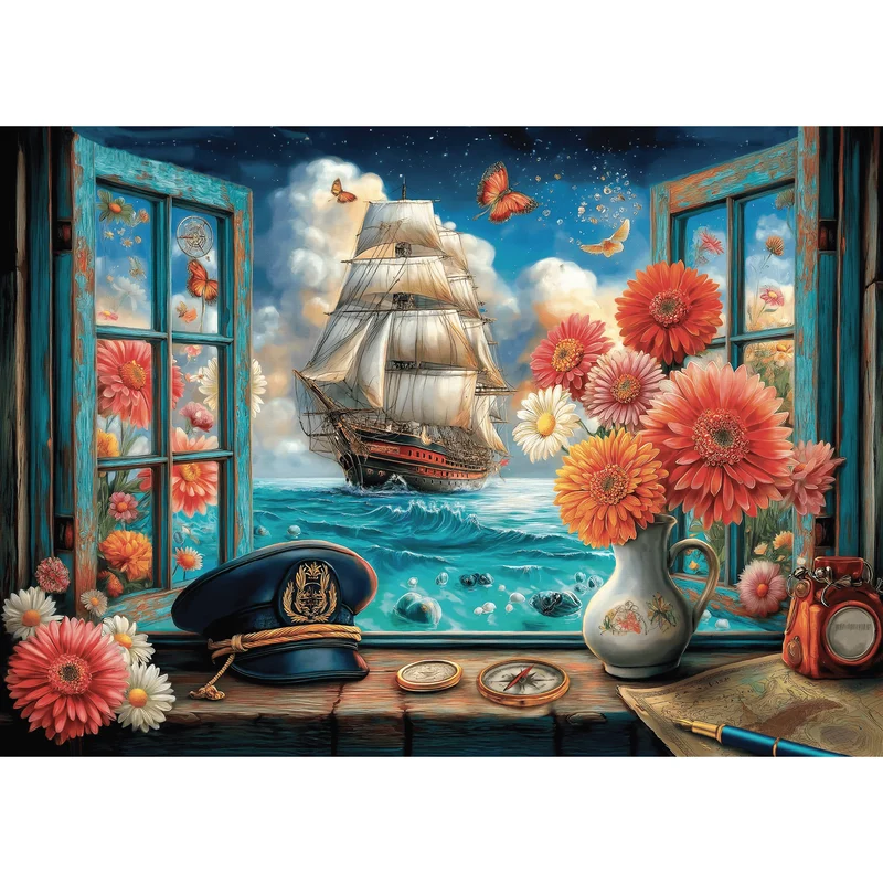 Window Sea View (1000 pcs)