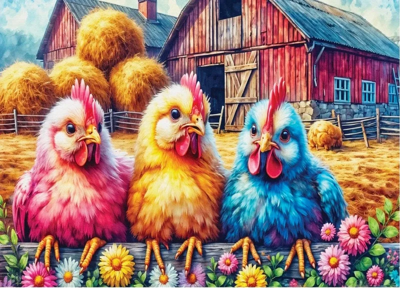 Egg-Citing Trio (1000 pcs)