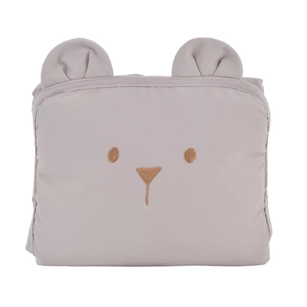 Tapis à langer nomade ourson Lilas