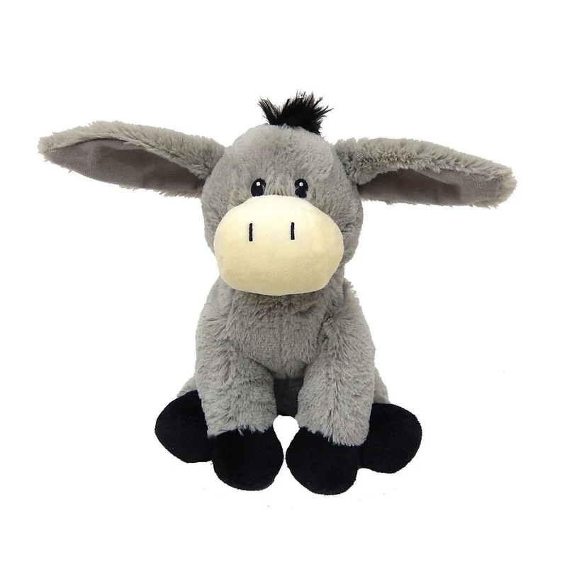 Peluche bouillotte âne