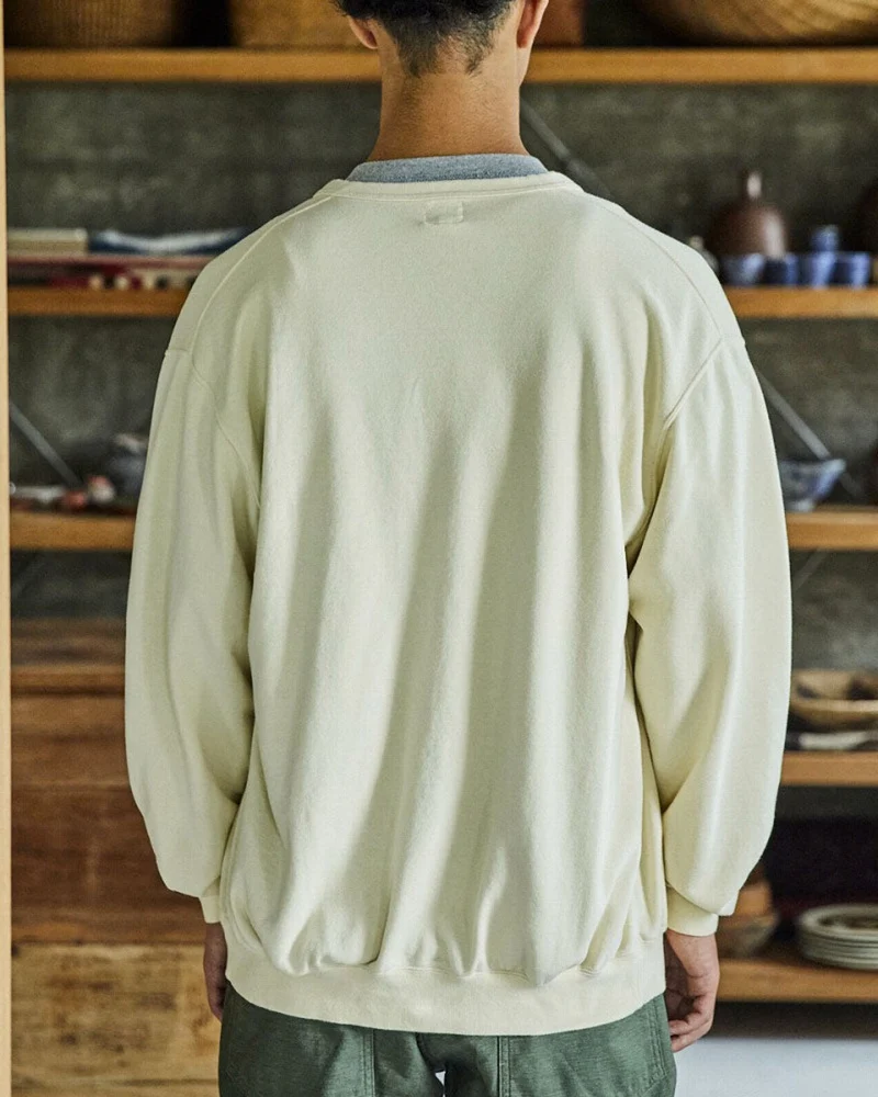Orslow - Cardigan Terry - Jaune Pale