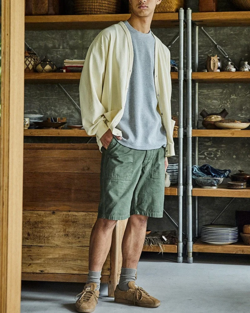 Orslow - Cardigan Terry - Jaune Pale