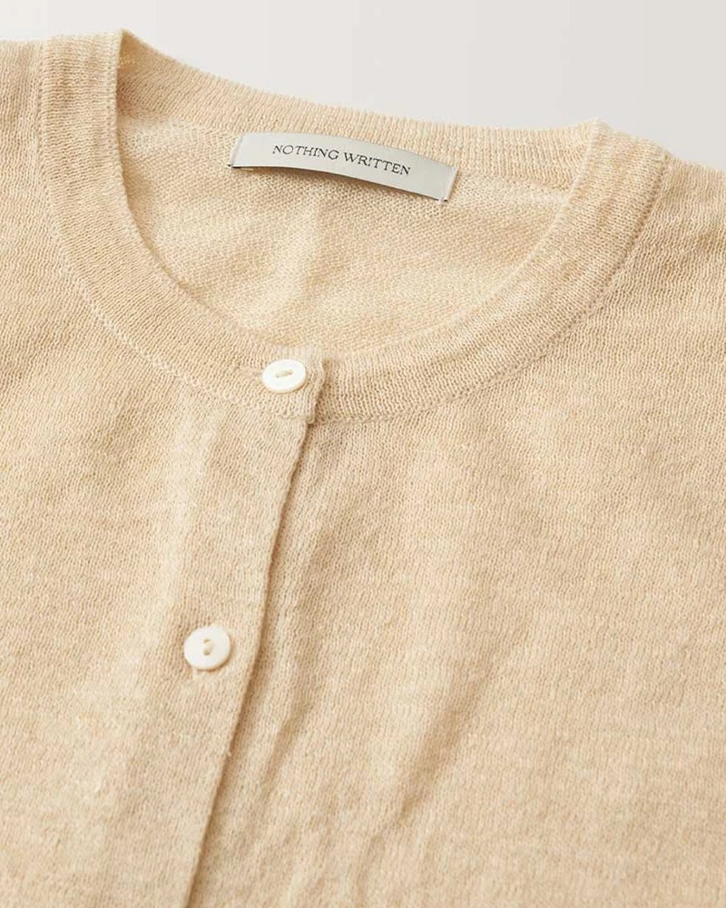 Nothing Written - Cardigan Rola - Jaune