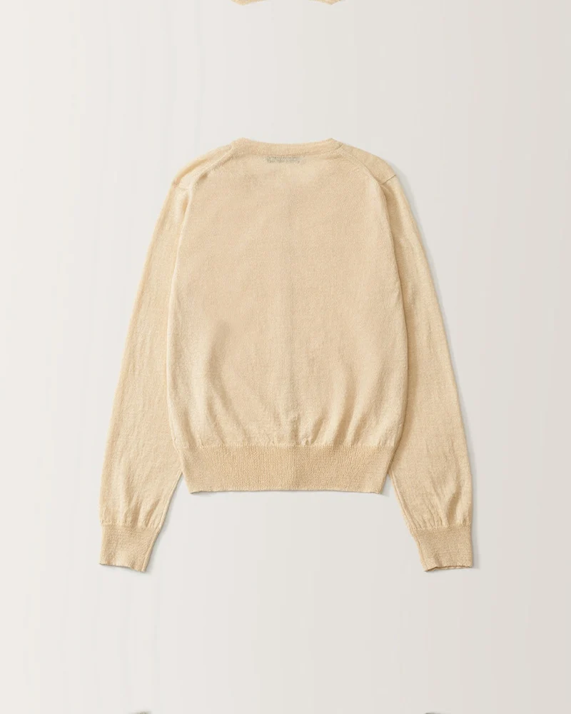 Nothing Written - Cardigan Rola - Jaune