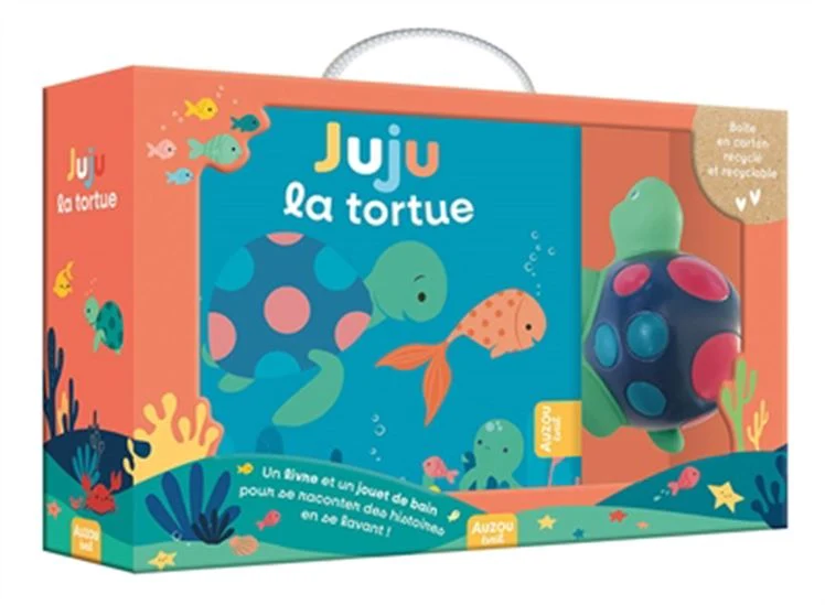Livre de bain Juju la tortue