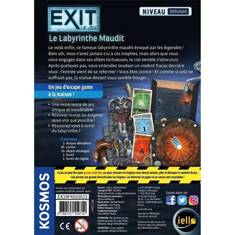 Exit: Le Labyrinthe Maudit