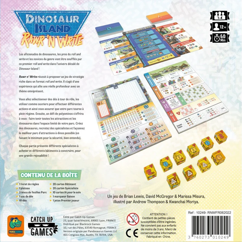 Dinosaur Island - Rawr' N Write