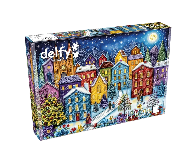 Snowy Evening Village (1000 pcs)