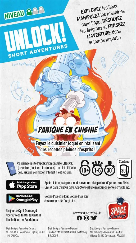 Unlock Short Adventures: Panique en Cuisine