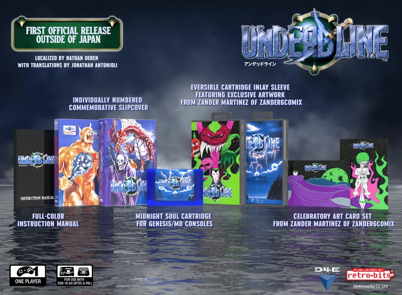 Undeadline Collector’s Edition - MEGA DRIVE / GENESIS - Retro-bit Publishing