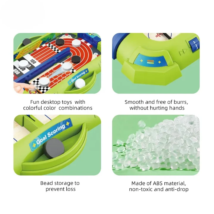 FlipHokey : Jeu 2 en 1 Flipper & Mini Hockey pour Enfants