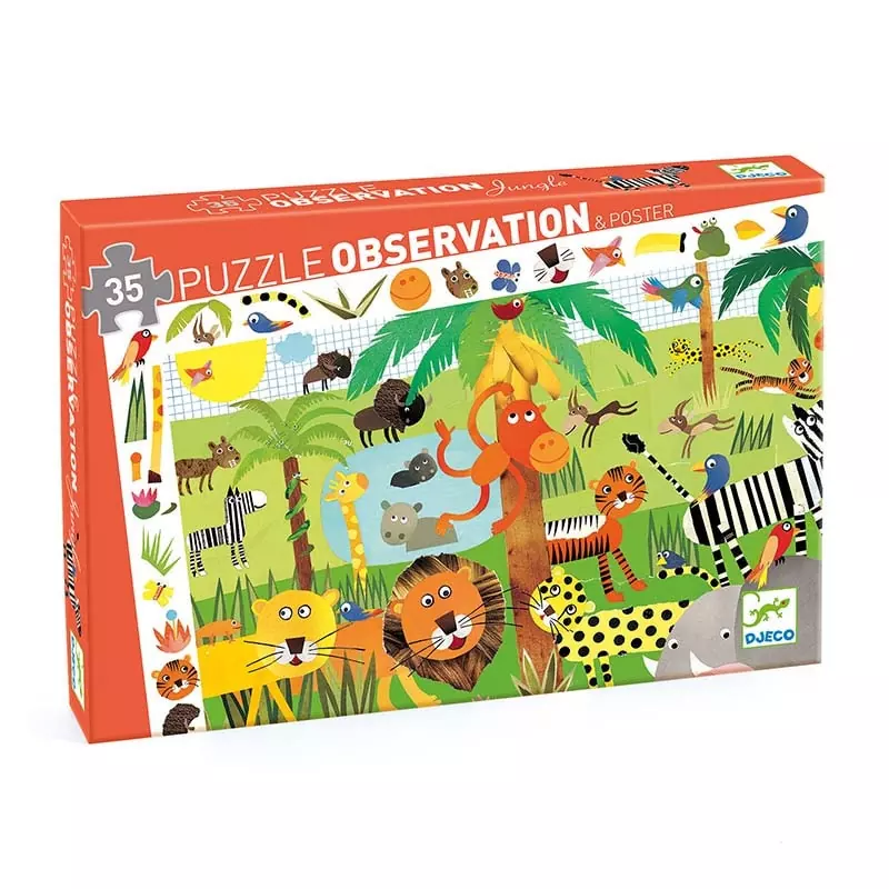 Puzzle 35 pcs - La jungle