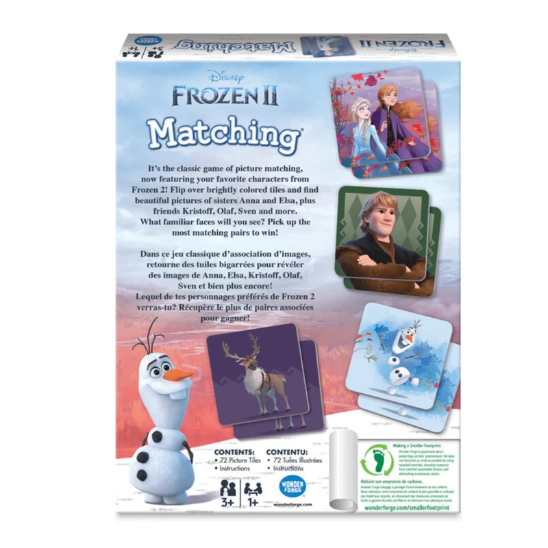 Disney Frozen 2 Matching Game / Jeu de mémoire (ML)
