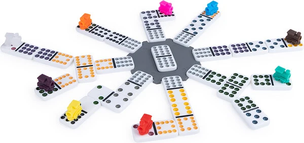 Jeu Dominos Double 12 dans une boîte en métal