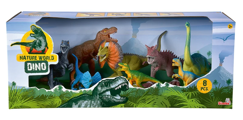 Simba - Ensemble de dinosaures 8 pièces