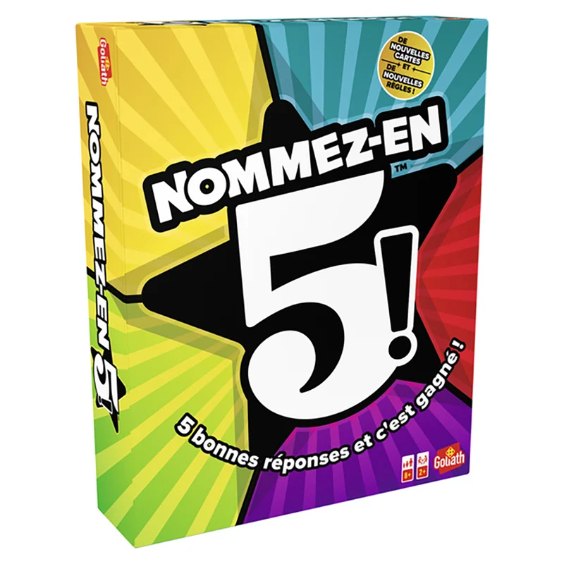 Jeu Nommez en 5