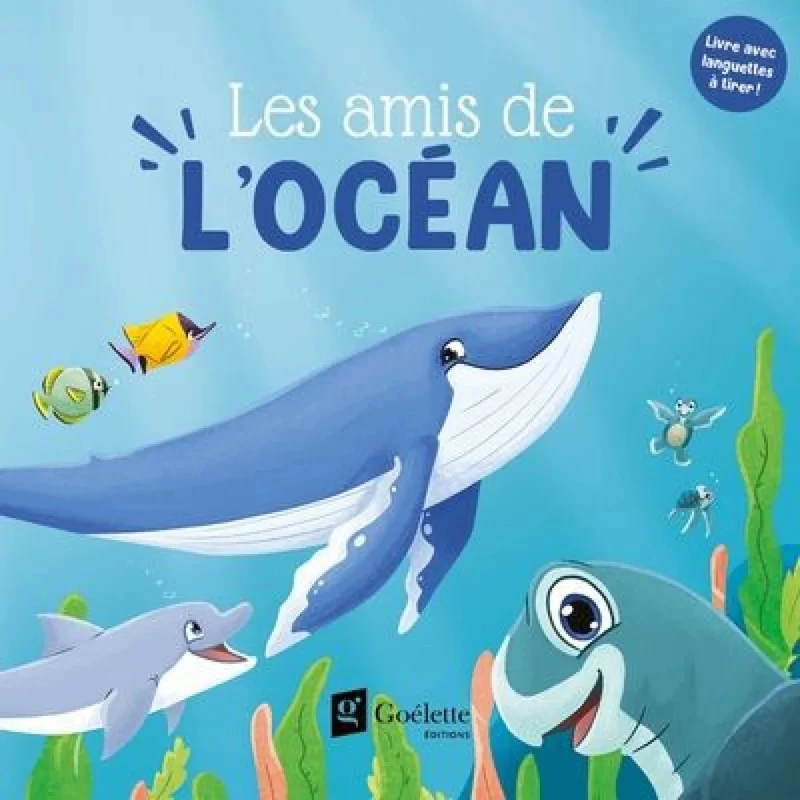 Les amis de l'océan-Livre avec languettes à tirer