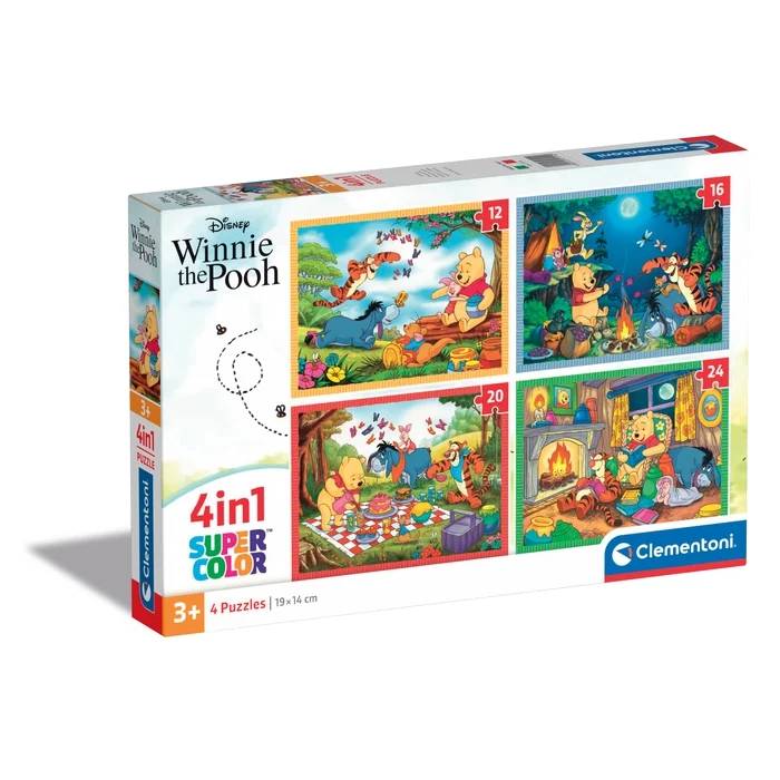 Disney Winnie The Pooh - 1x12 + 1x16 + 1x20 + 1x24 pièces