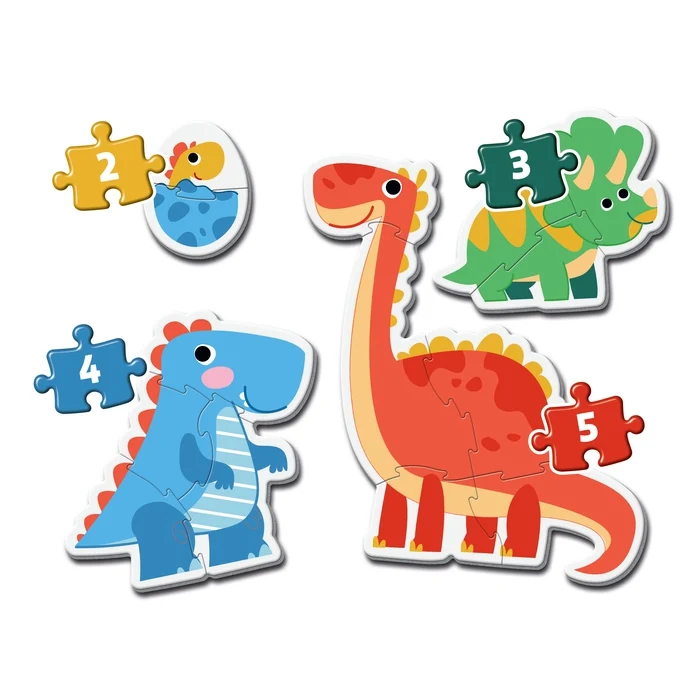 Dinosaurs - 1x3 + 1x6 + 1x9 + 1x12 pièces