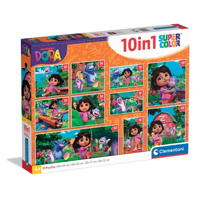 Dora The Explorer - 1x60 + 2x48 + 4x30 + 3x18 pièces