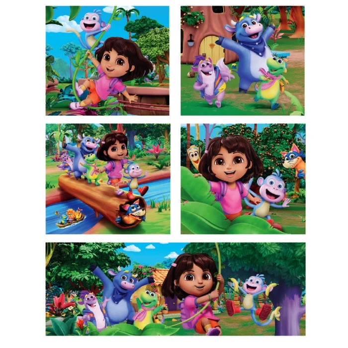 Dora The Explorer - 1x60 + 2x48 + 4x30 + 3x18 pièces