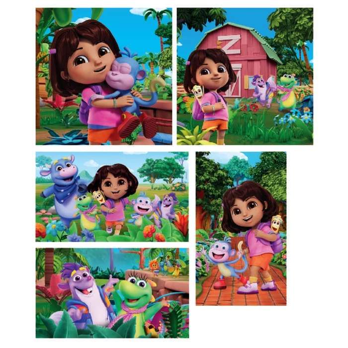Dora The Explorer - 1x60 + 2x48 + 4x30 + 3x18 pièces