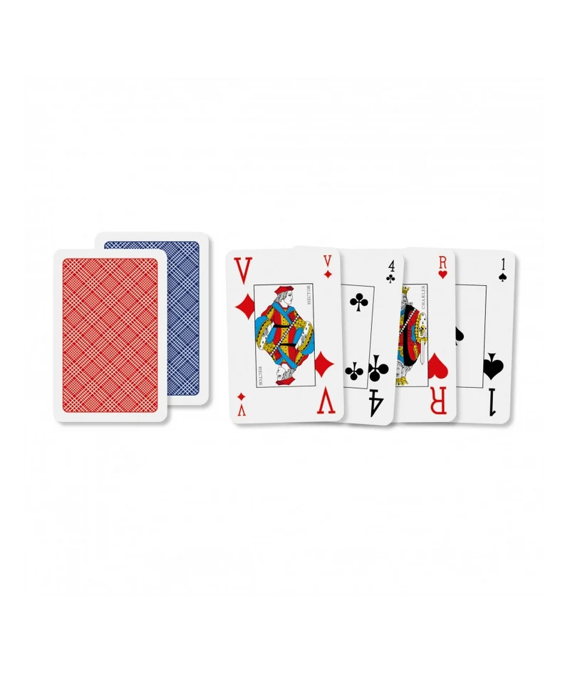 Coffret double - Cartes Rami / Bridge - Vision