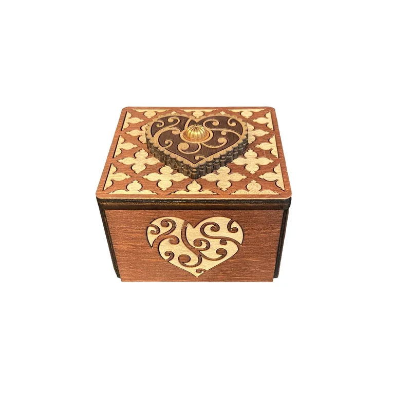 Casse-Tête Boite à secrets - Heart Box