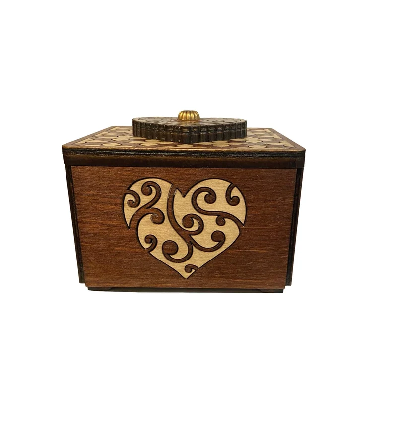 Casse-Tête Boite à secrets - Heart Box
