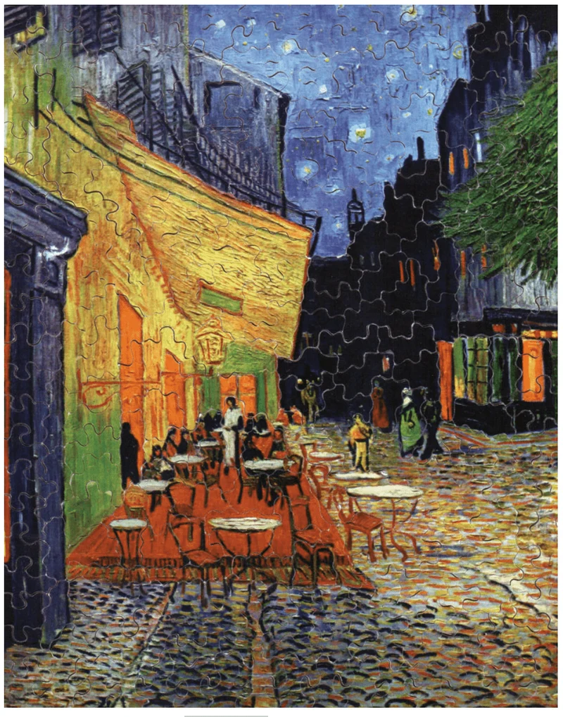 Puzzle Michèle Wilson - 250 pièces - Café le soir - Van Gogh