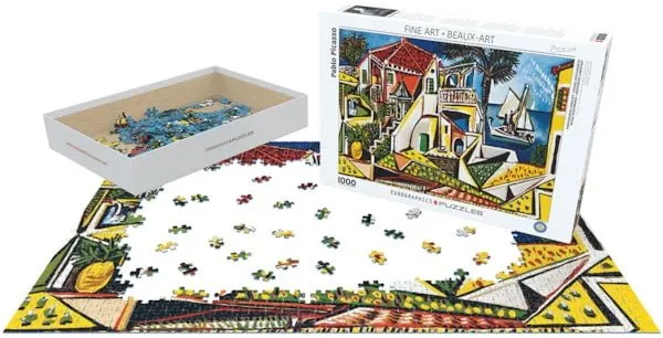 Puzzle Eurographics 1000 pièces- Paysage méditerranéen - Picasso