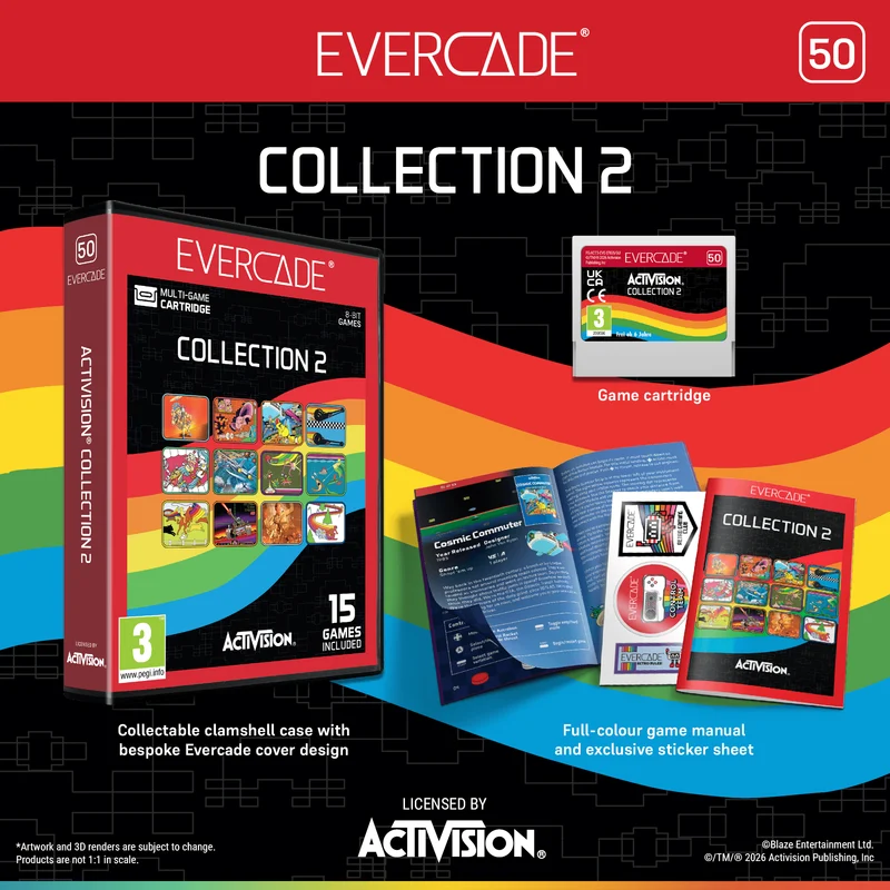 Blaze Evercade - Activision Collection 2 - Cartouche n°50