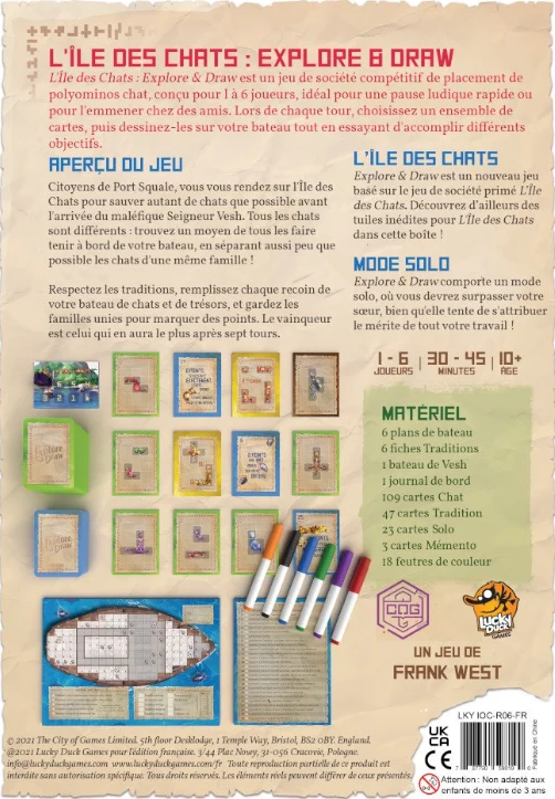 L'Île des chats: Explore and Draw