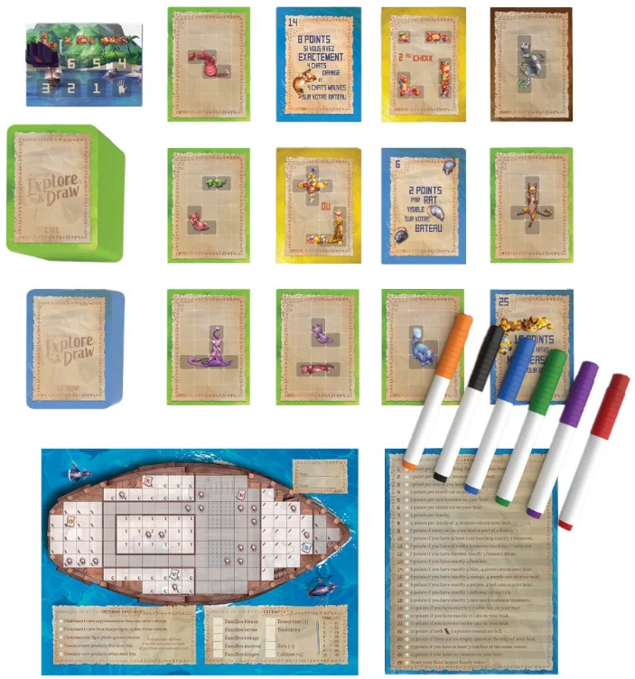 L'Île des chats: Explore and Draw