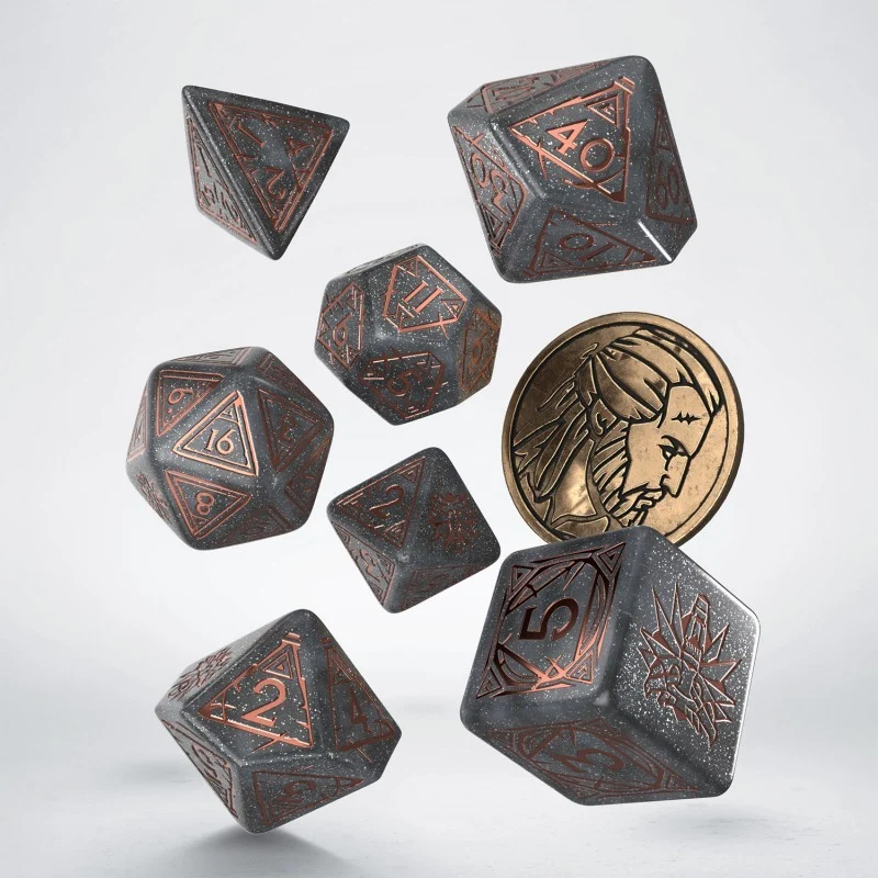 Set de dés The Witcher - Geralt, le prix de la neutralité