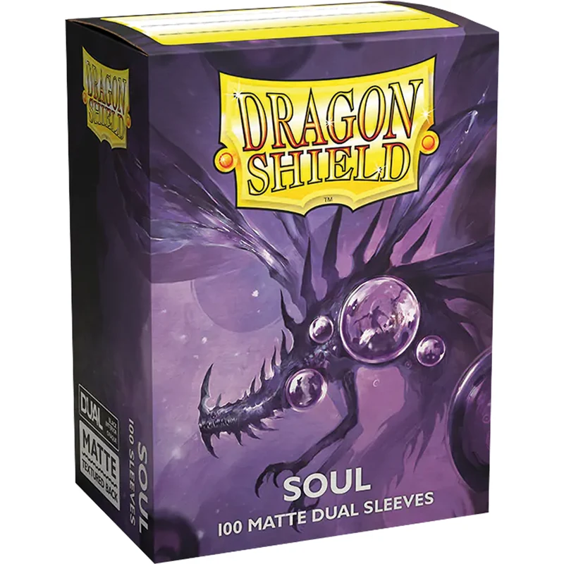 Sleeves Format Standard Dragon Shield - Dos Mat Violet (Soul) - Boîte de 50