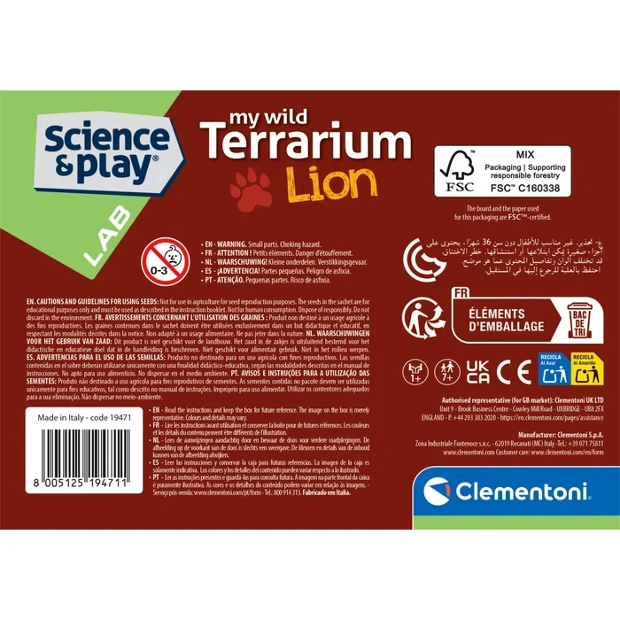 Mini Terrarium Lion
