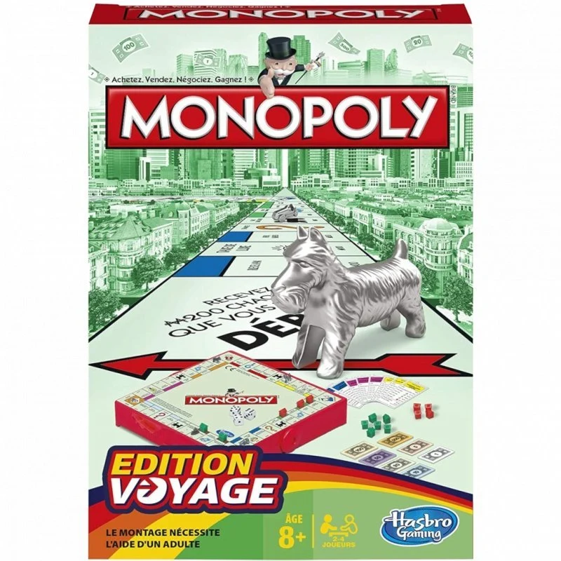 Boîte abîmée - Monopoly - Edition Voyage