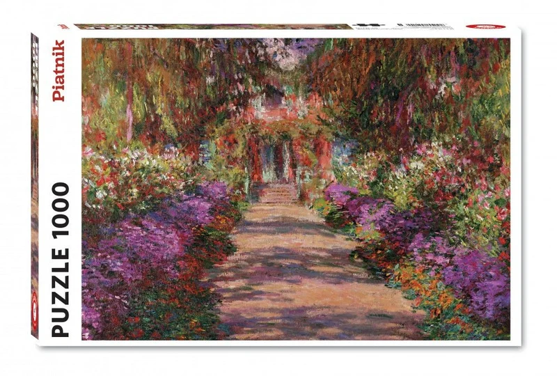 Puzzle Piatnik - 1000 p - Allée dans le jardin - Monet