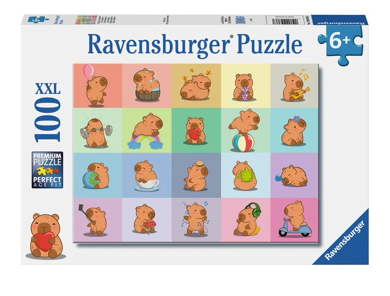 Capybara, 100 pièces