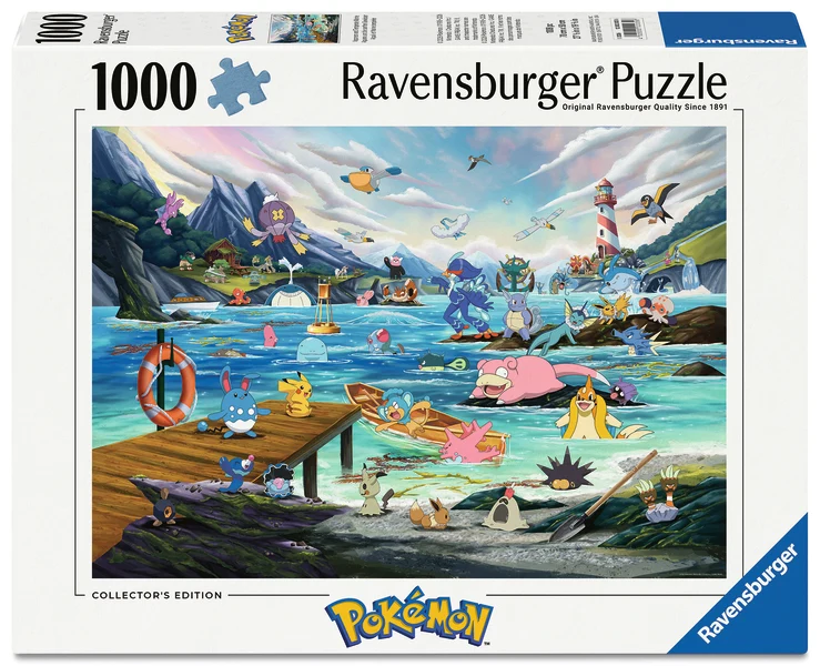 Pokémon Vaporeon Temperate Marine, 1000 pièces