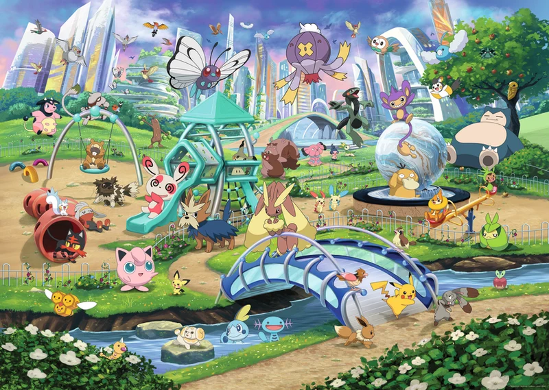 Pokémon Eevee & Park, 1000 pièces