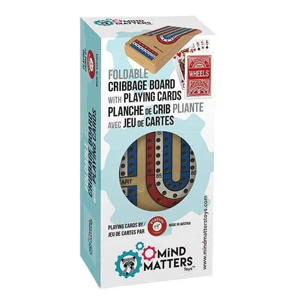 Planche de crib pliante avec jeu de cartes (ML)