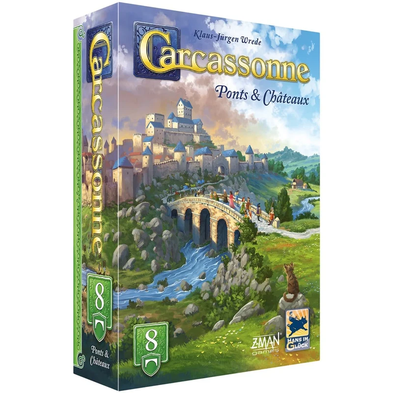Carcassonne: Ext 8: Ponts & Chateaux - Version 2025 (FR)